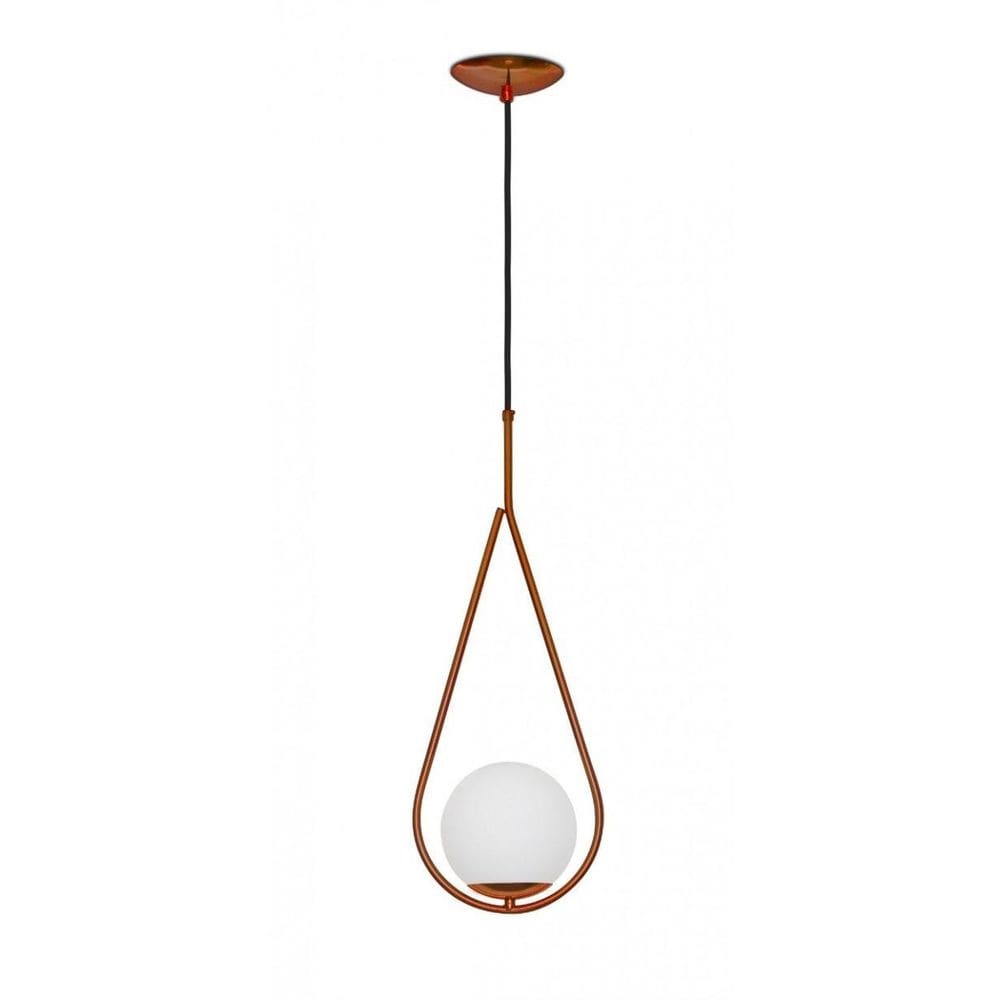 Pendente Spotline Gota 779/1 1L E27 Cobre Polido
