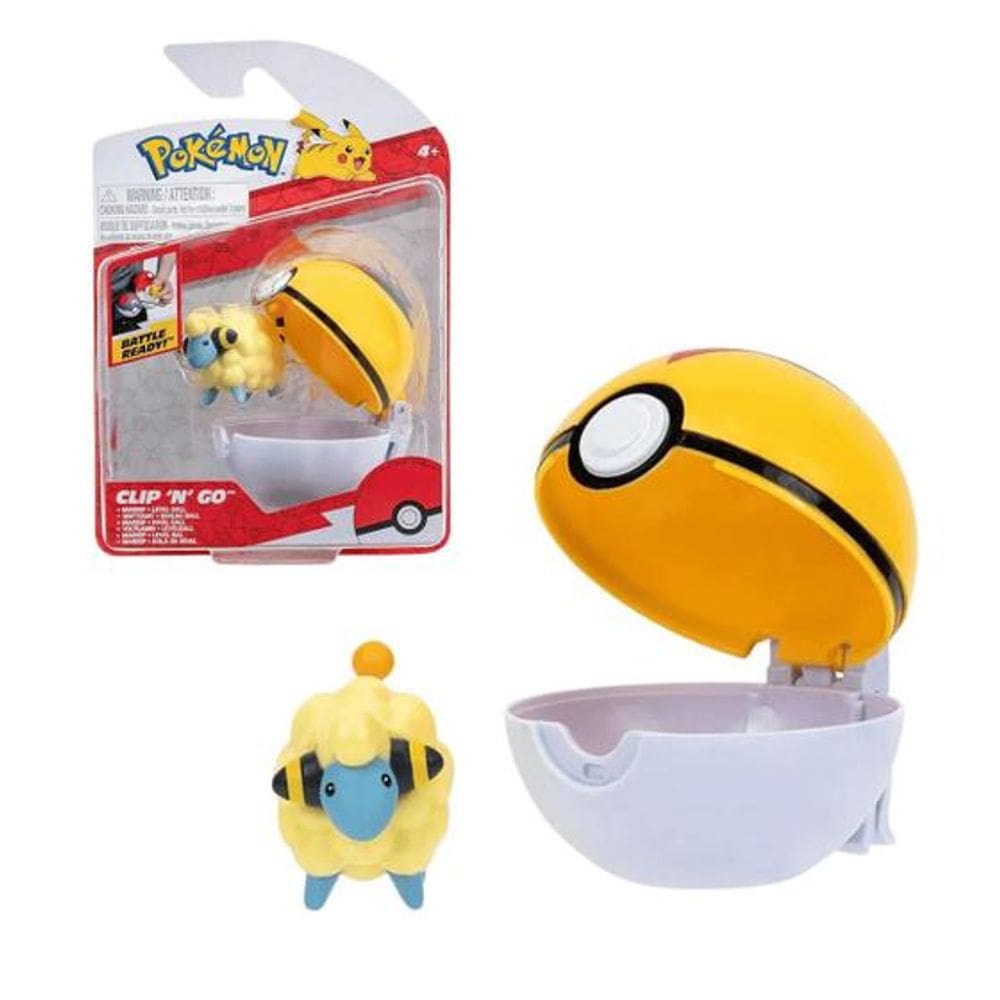 Figura de Ação Pokémon Marreep + Pokebola Sunny 2606 - Sunny Brinquedos