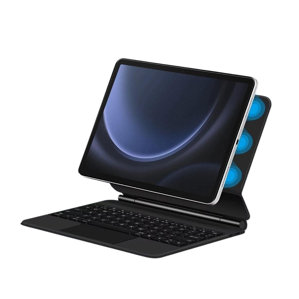 Capa Magnética Imã Teclado Para Samsung Tab S9 Fe+ 12.4 X610