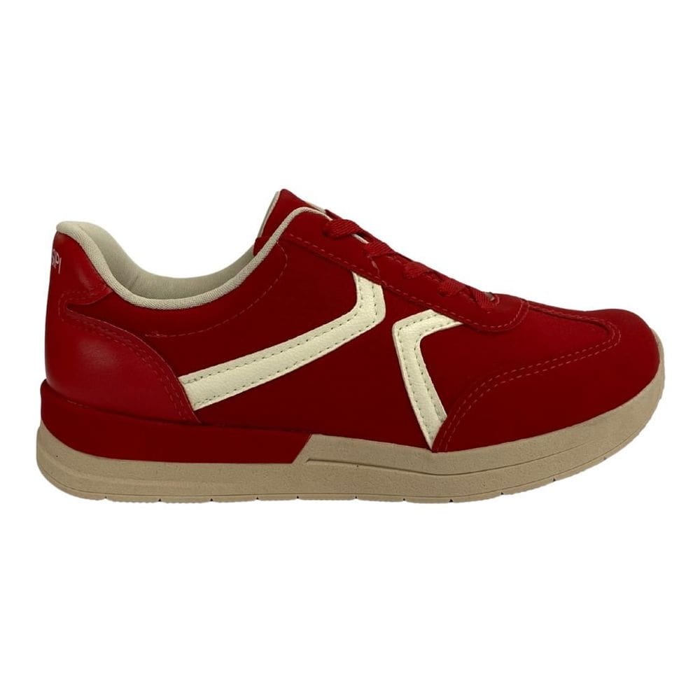Tênis Mississipi MF632 Feminino Vermelho casual