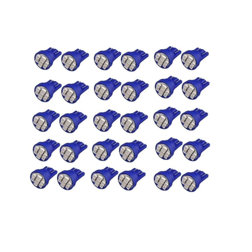 Lâmpada Led Azul 8 Leds Smd T10 5W 1026 Automotiva