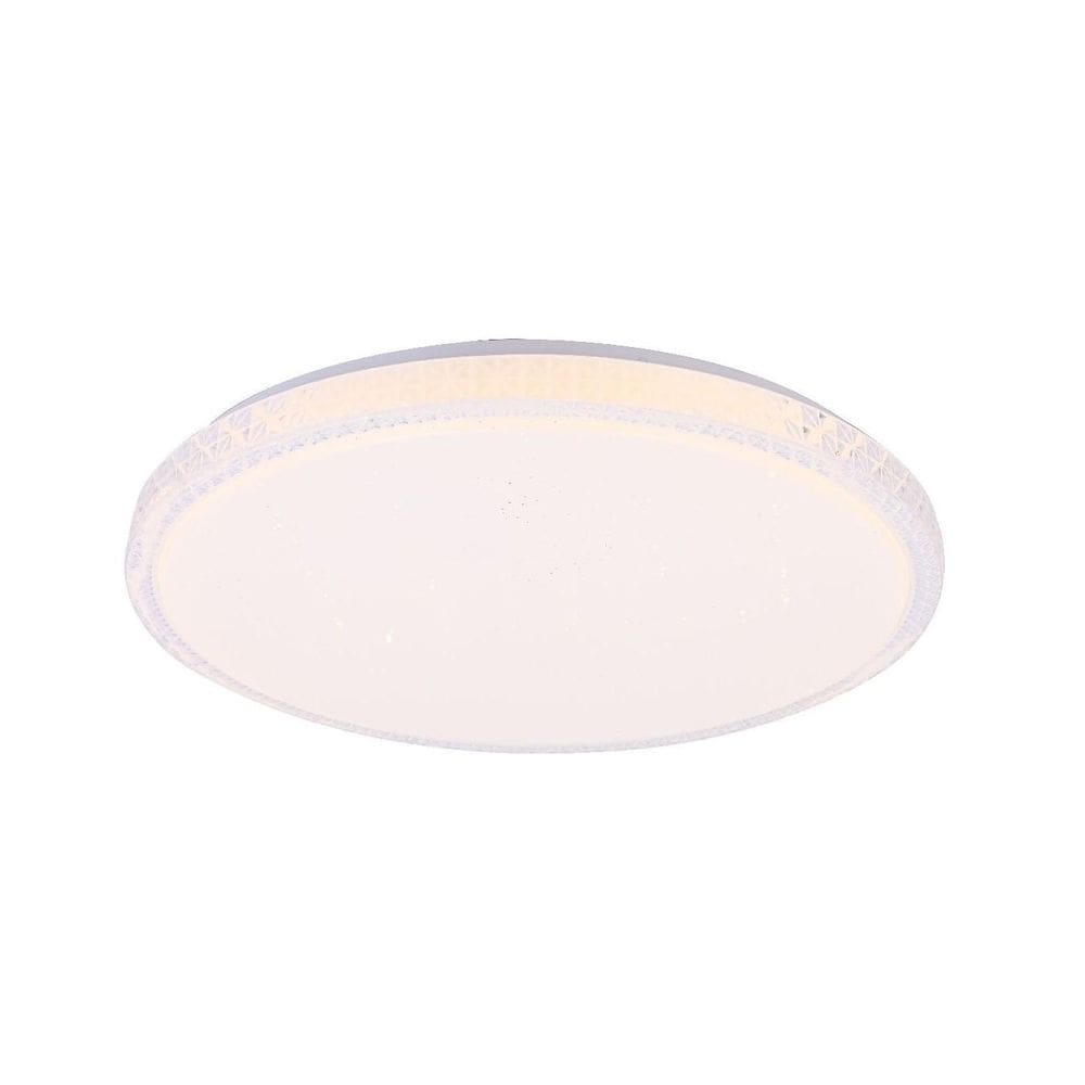 Plafon De Led 50Cm Para Sala De Estar Quarto Hall De Entrada