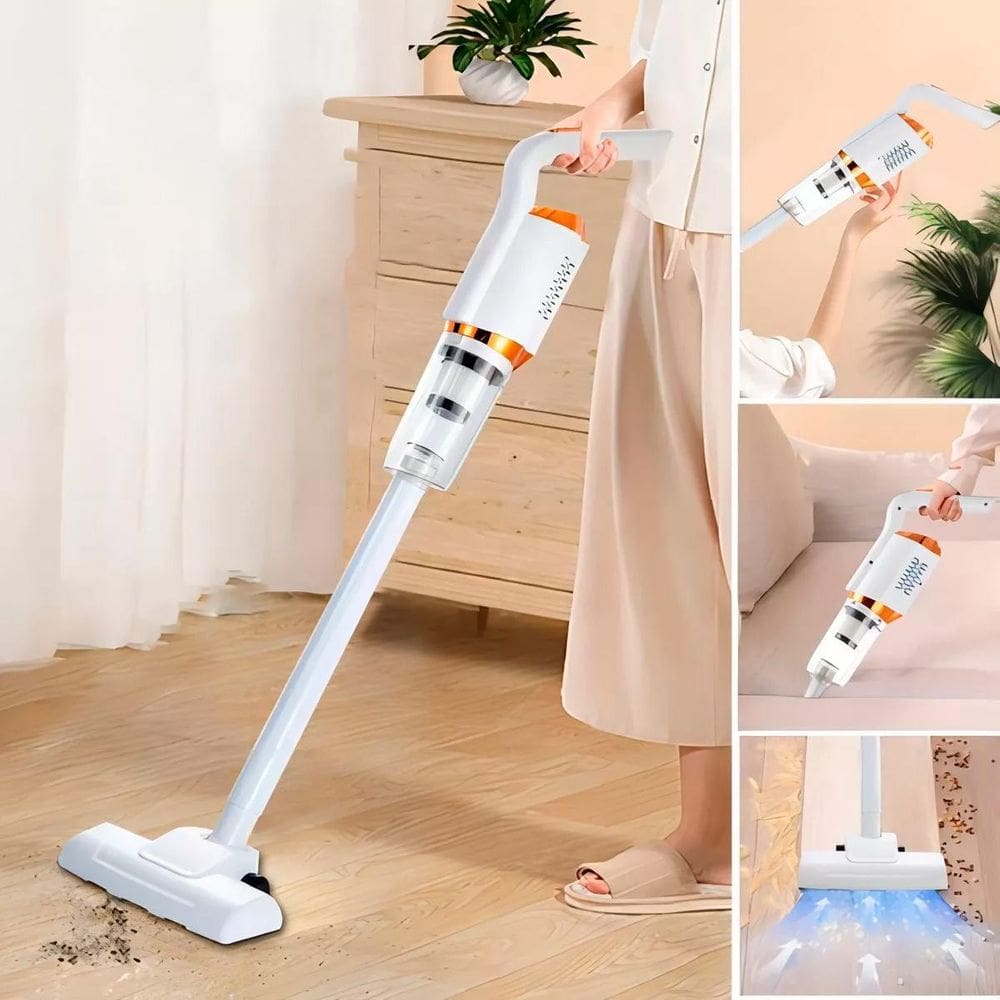 Aspirador De Pó Portátil Sem Fio Vertical Fácil De Manusear