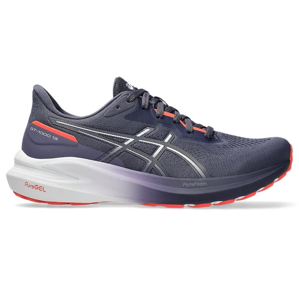 Tênis Asics Gt-1000 13 Feminino - Roxo+Branco
