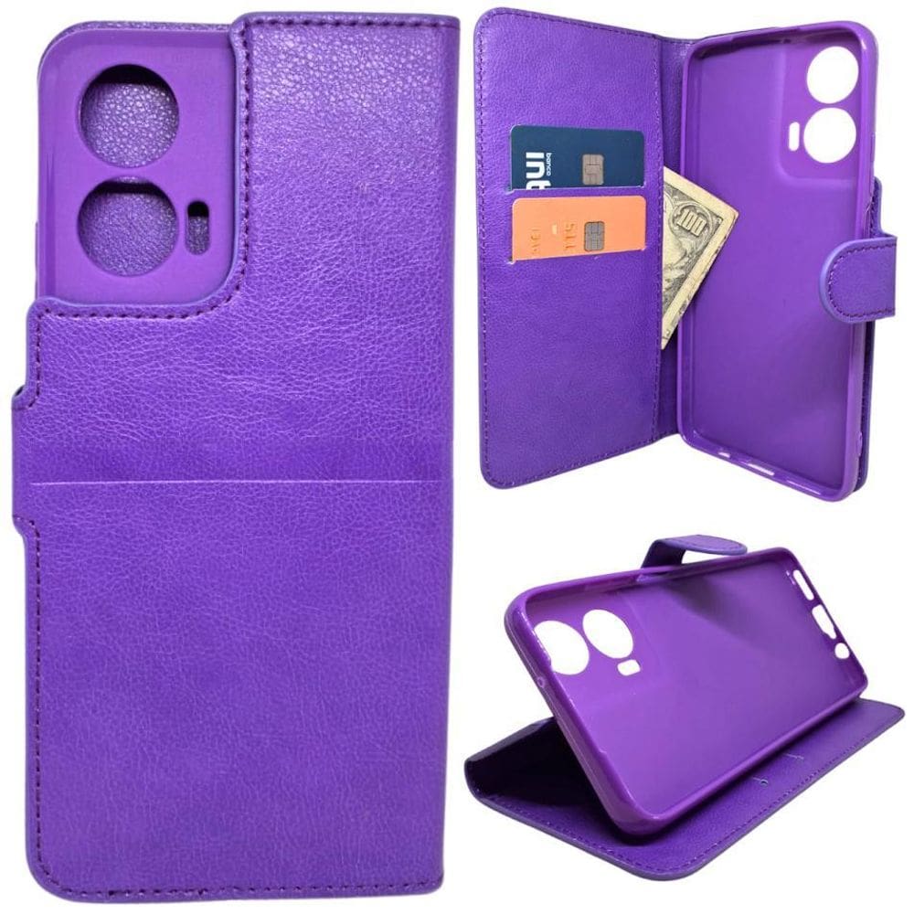 Capa Carteira Para Motorola G35 Tela De 6.72 Capinha Case