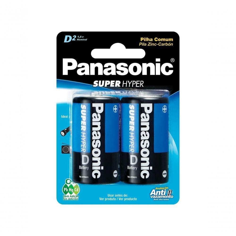 Pilha Comum D Com 2 Um-1shs128