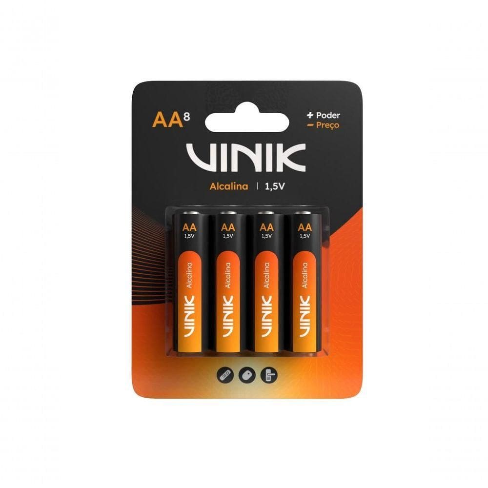 Pilha Alcalina Aa C-8 1.5v - Vp2ab8a