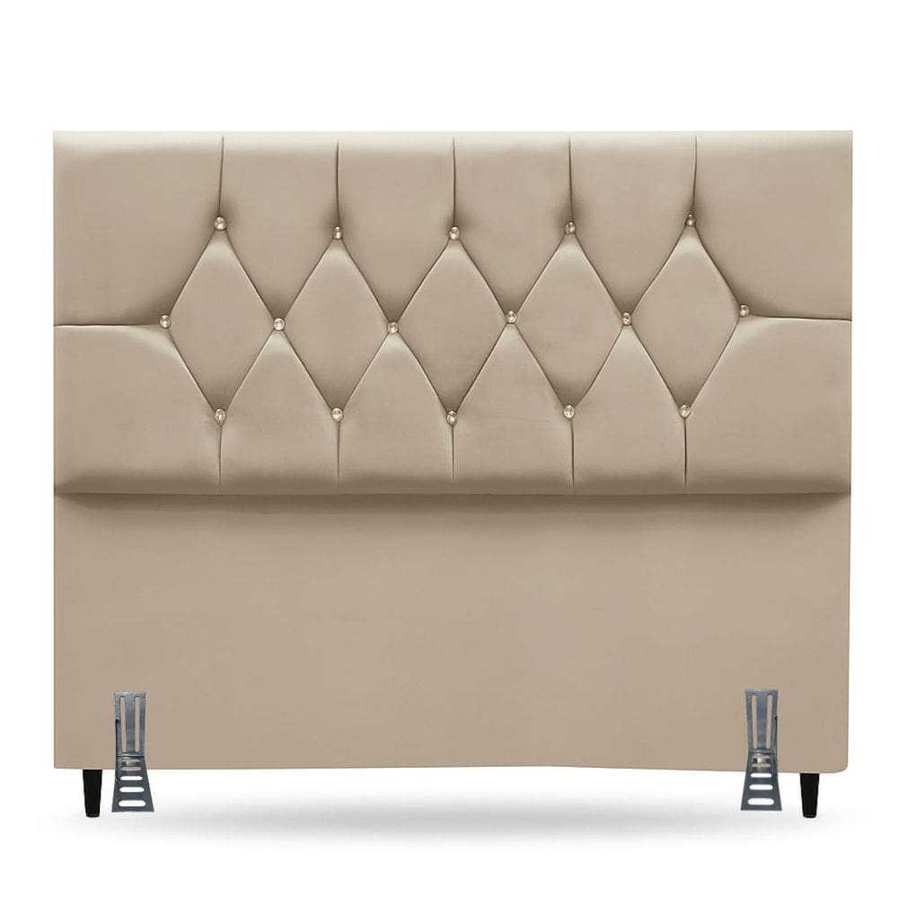 Cabeceira Para Cama Casal Queen 160 cm Olívia e Frame Suede