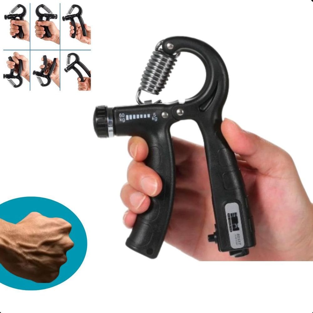 Hand Grip Ajustável Com Mola Resistente - Perfeito Esportes