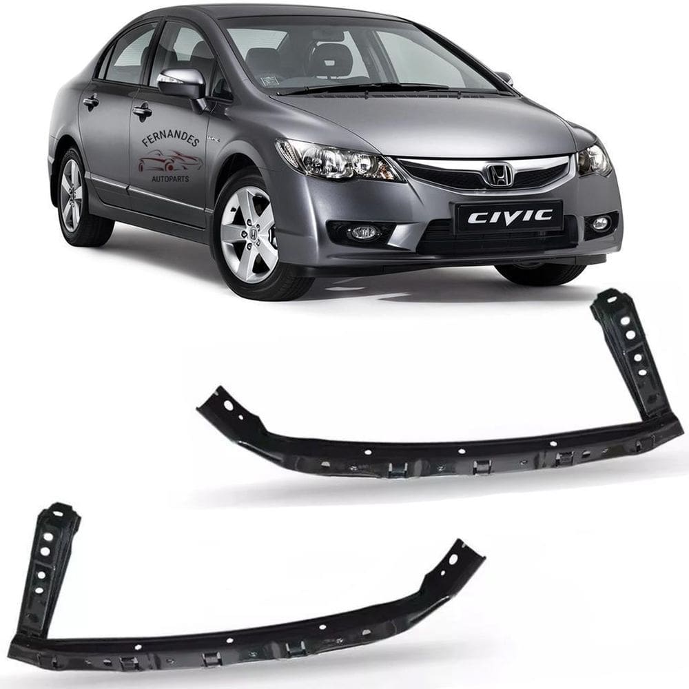 Par Suporte Guia Farol Dianteiro Honda Civic New Civic 2006
