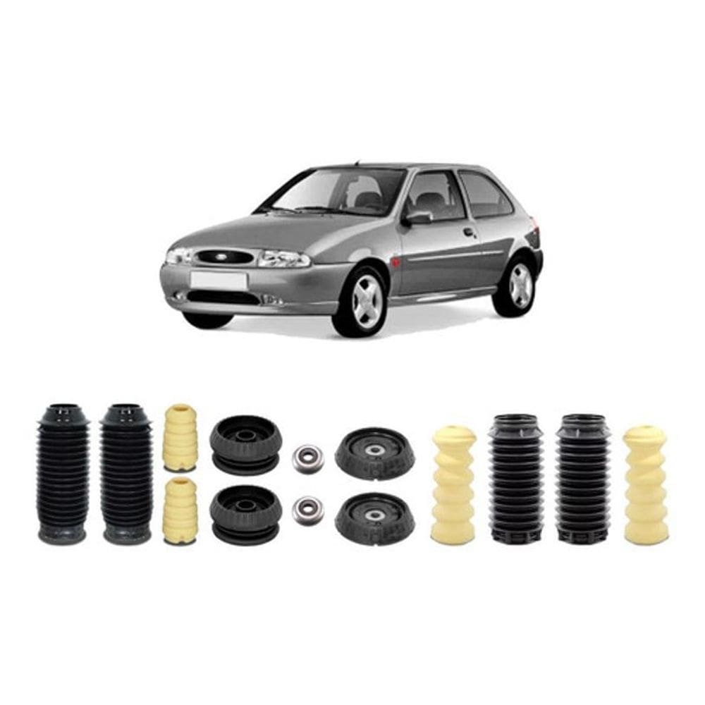 Kit 4 Coxim Batente Fiesta 1999 2000 2001