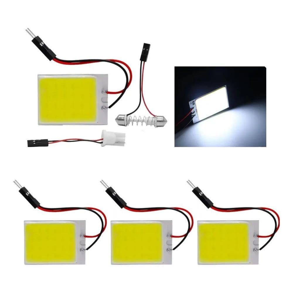 Kit 4 Placa Super Led Cob 24 Chips T10 Torpedo M1
