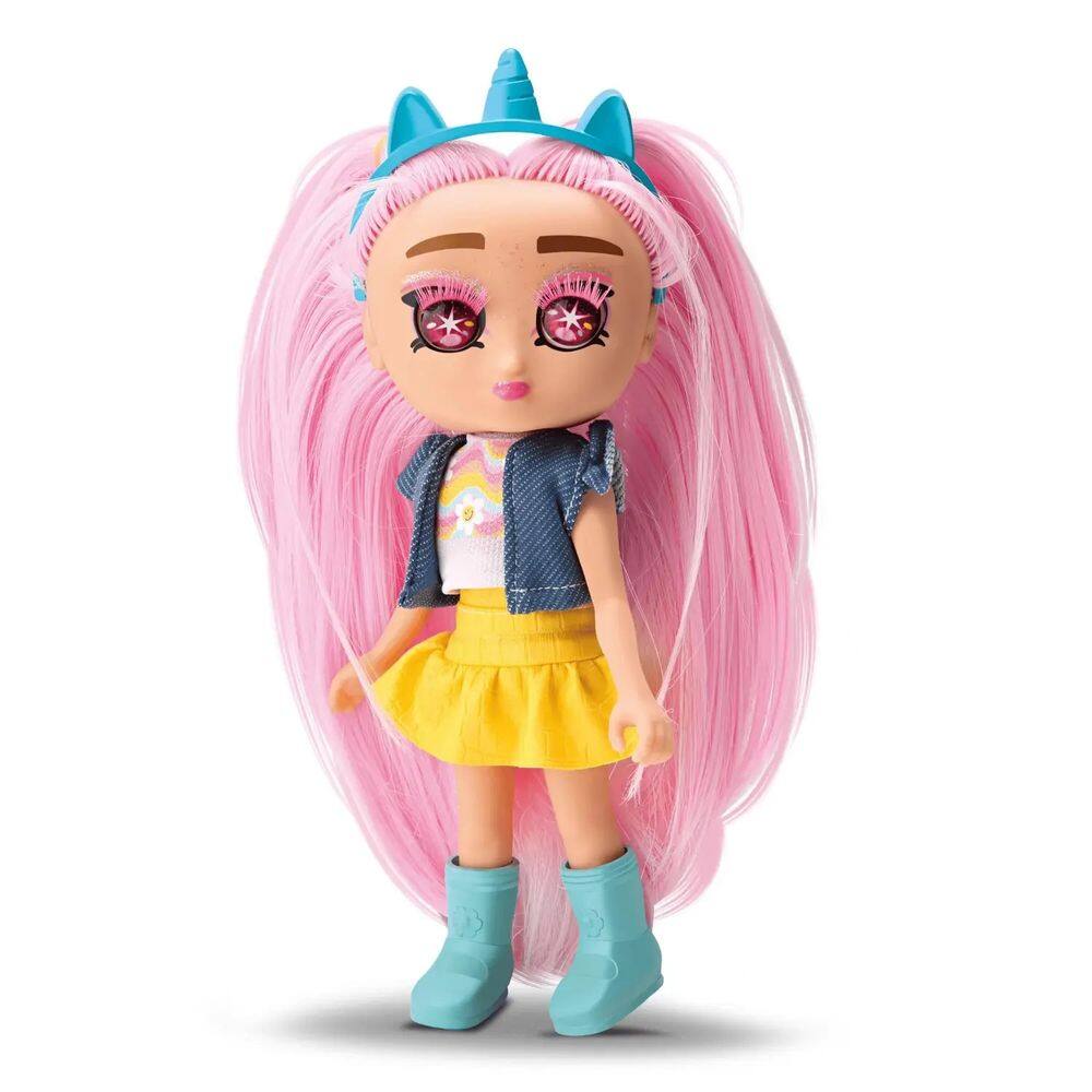 Boneca DiverSurprise Fashion K-Pop Rosa Acessórios-Divertoys