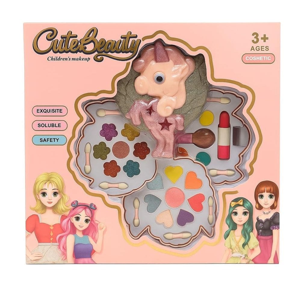 Maquiagem Infantil Kit Cute Beauty – Brinquedo Educativo e Criativo
