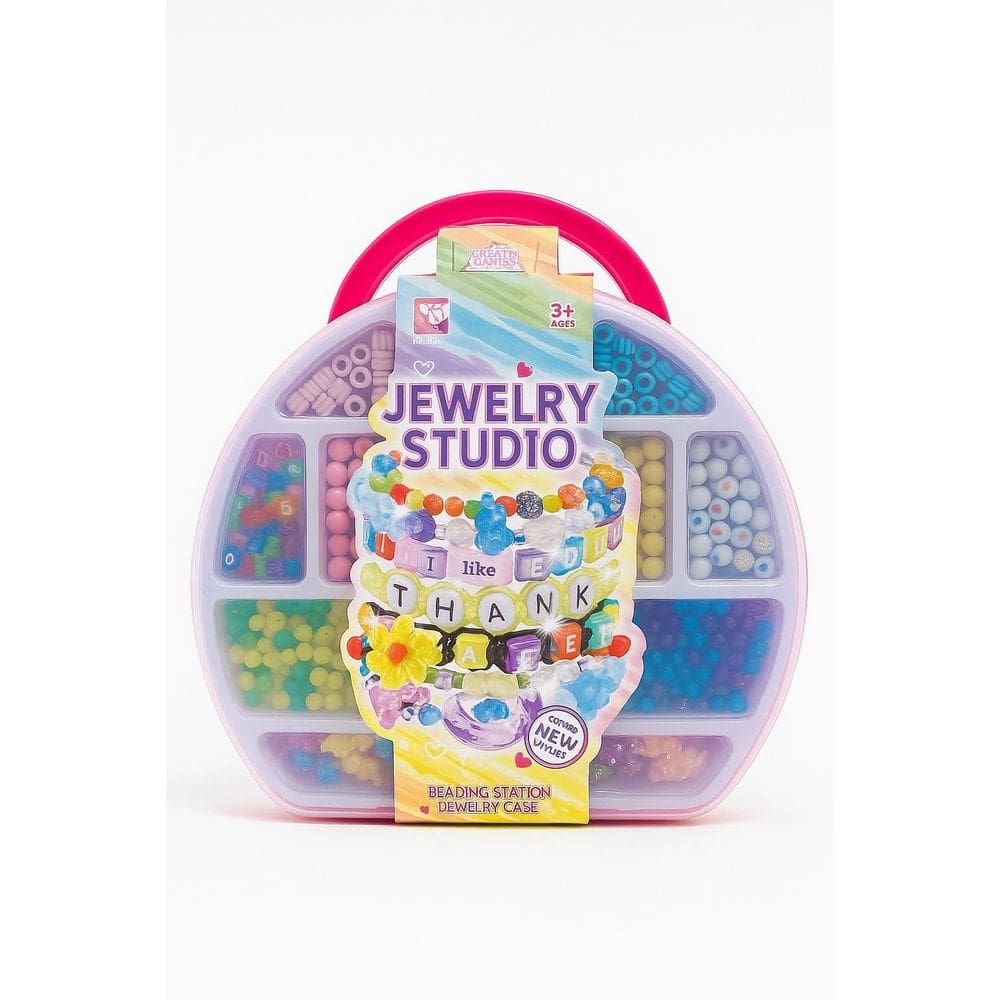 Kit de Miçangas para Pulseiras e Colares – Jewelry Studio com Maleta Organizadora