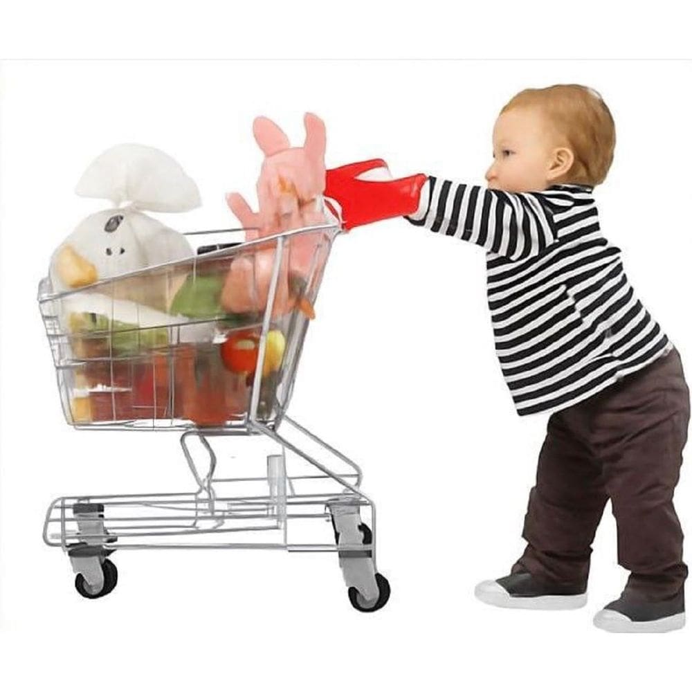 Carrinho de Compras Infantil Mercadinho Brinquedo para Crianças Carrinho Unissex
