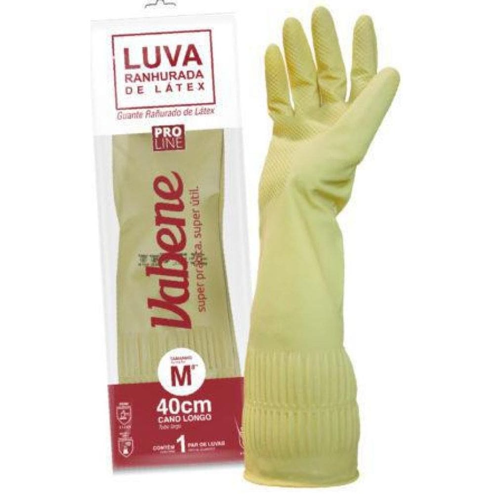Luva Látex Ranhurada Flex Vabene G