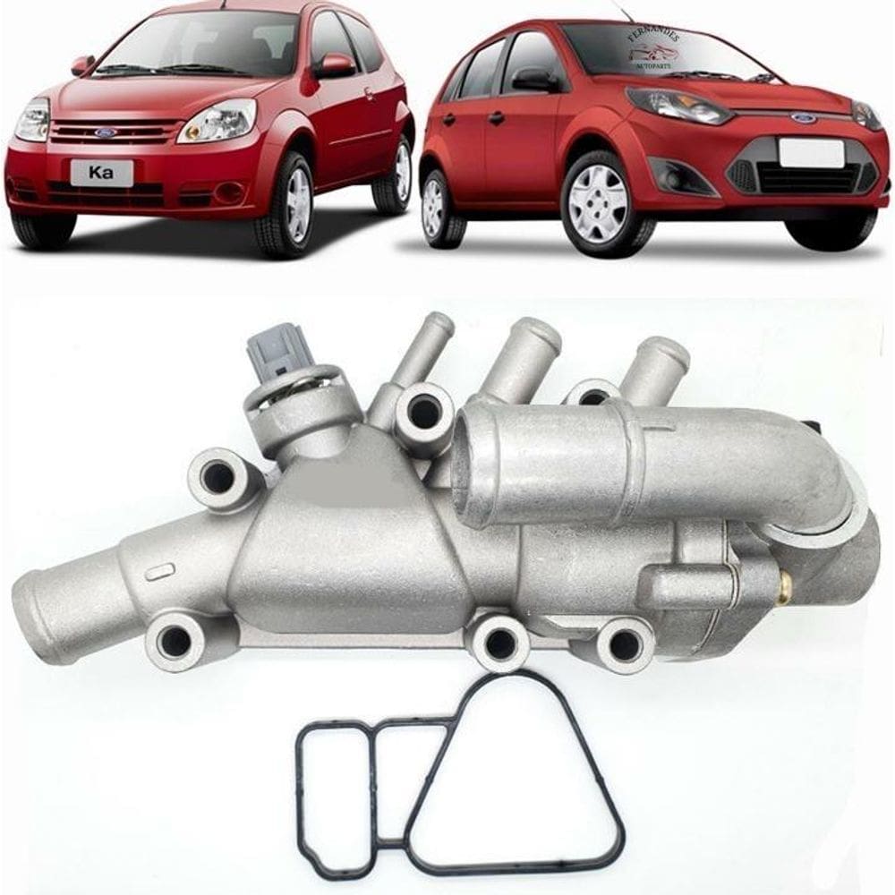 Carcaça Válvula Termostática Ford Ka Courier 2007 A 2013