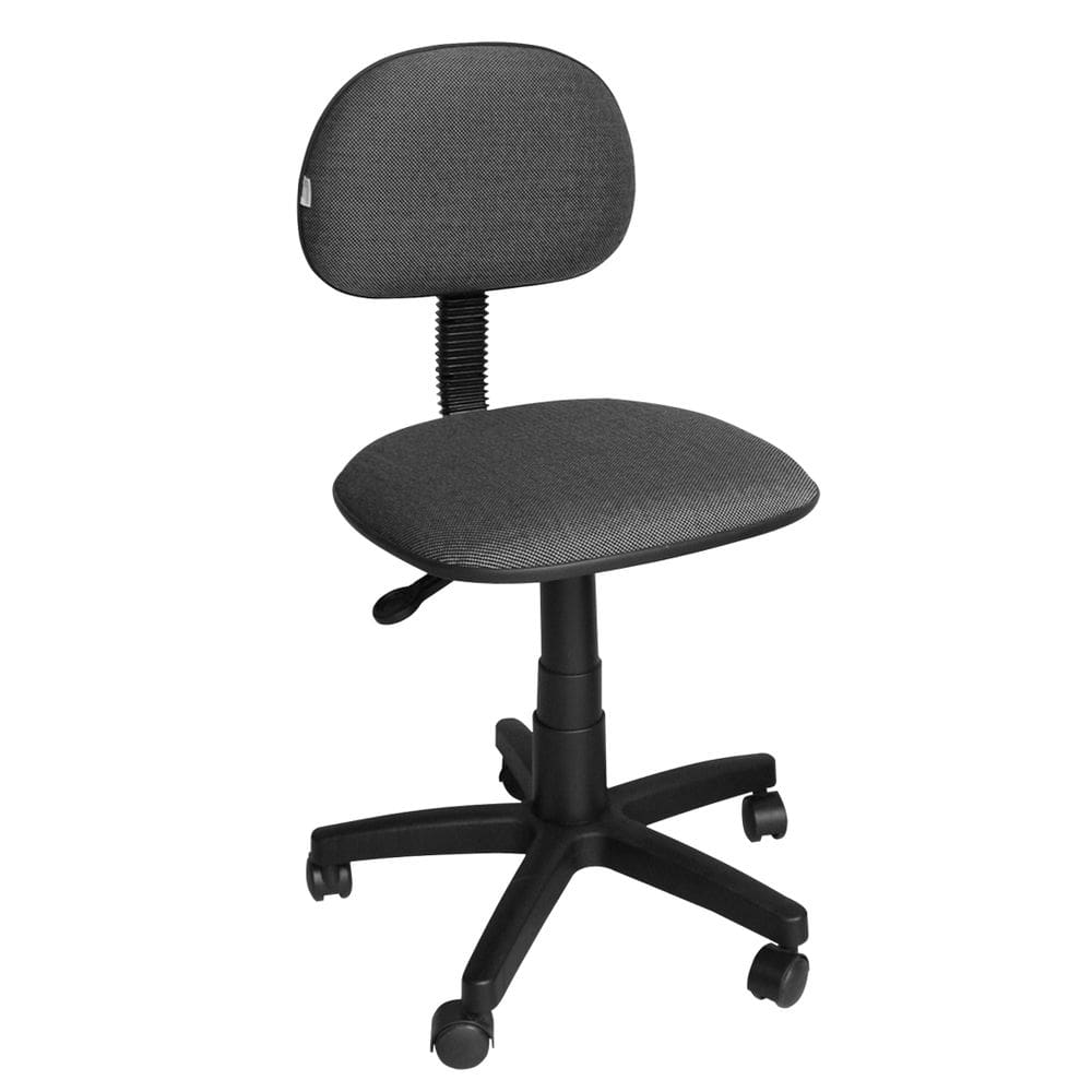 Cadeira Escritório Secretária Laminada Pistão A Gás Tecido C