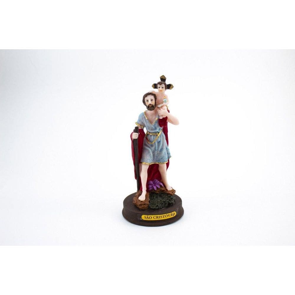 Imagem São Cristóvão Resina 14 Cm