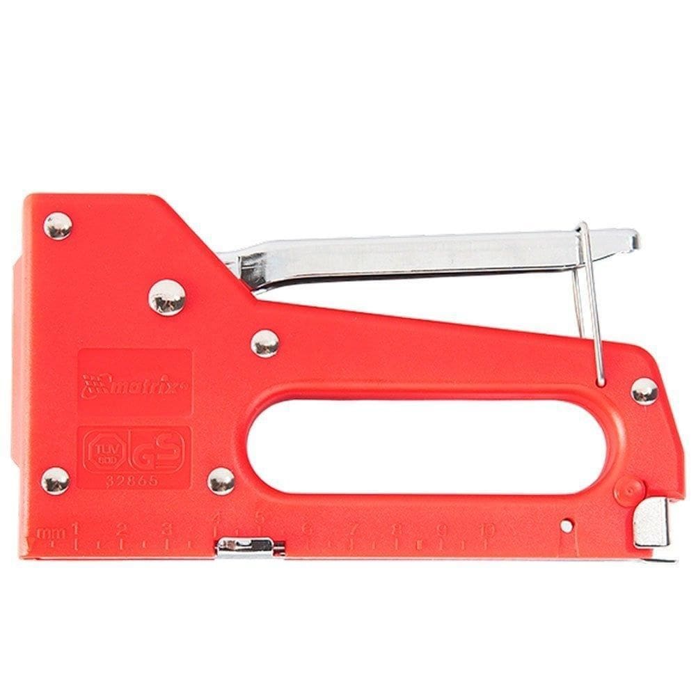 Grampeador Manual Plastico Grampo 4Mm-8Mm Mtx