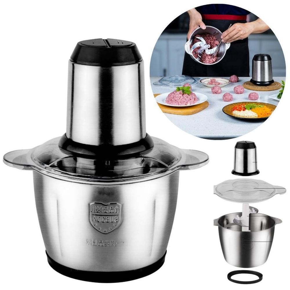 Triturador De Grãos Sementes Café Profissional 2L Inox 220V