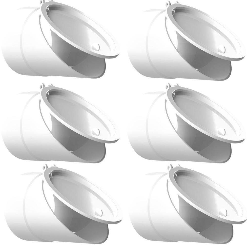 Válvula De Retenção Esgoto Para Canos 100Mm Kit 06 Un