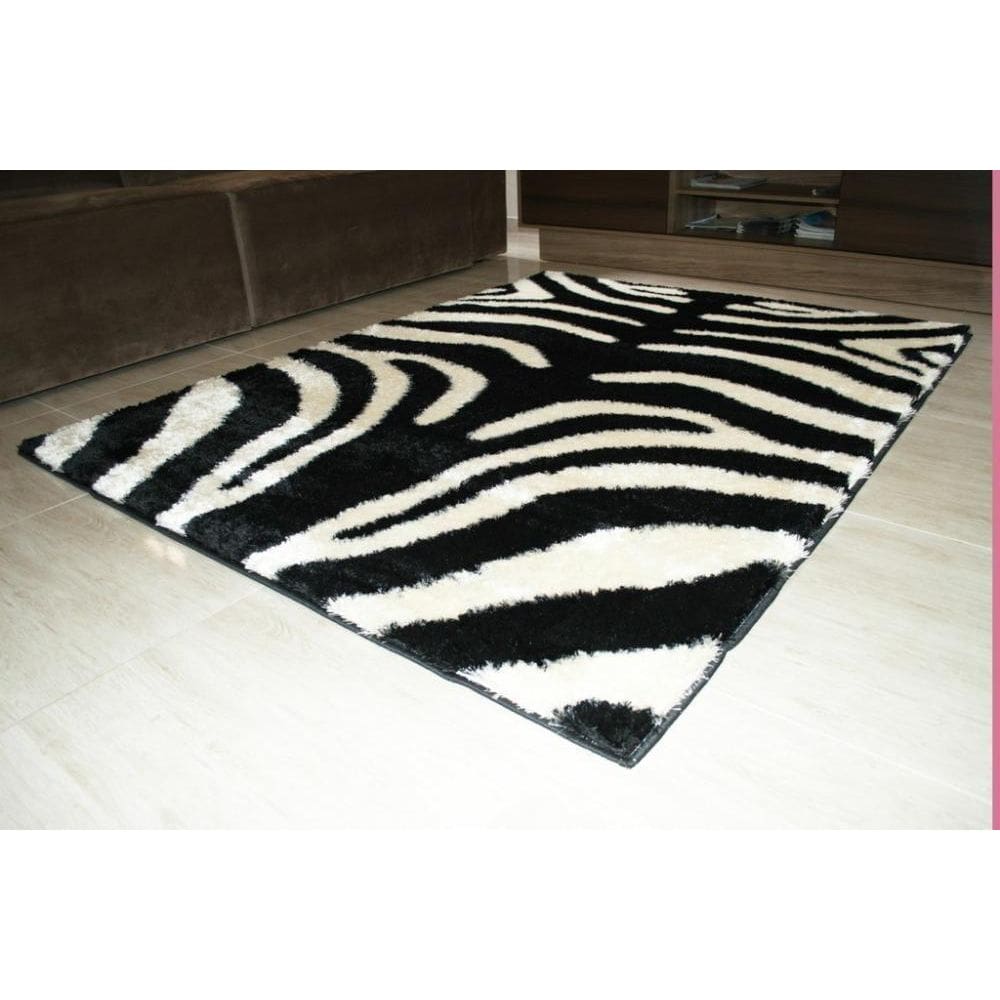 Passadeira Life Spirit Shaggy 50Mm Siberiano B&W 066X120 Cm