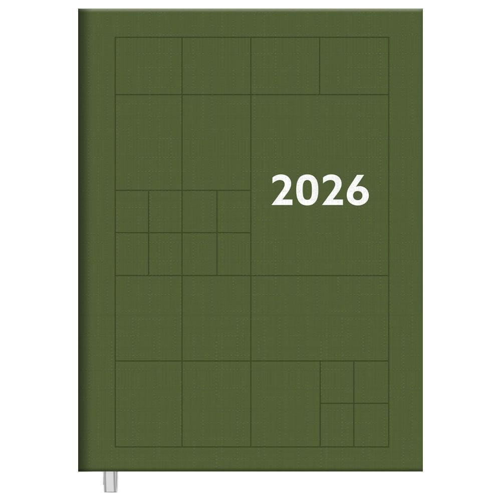 Agenda Diária 2026 Cost 145X205 Compacta Color Verde Foroni