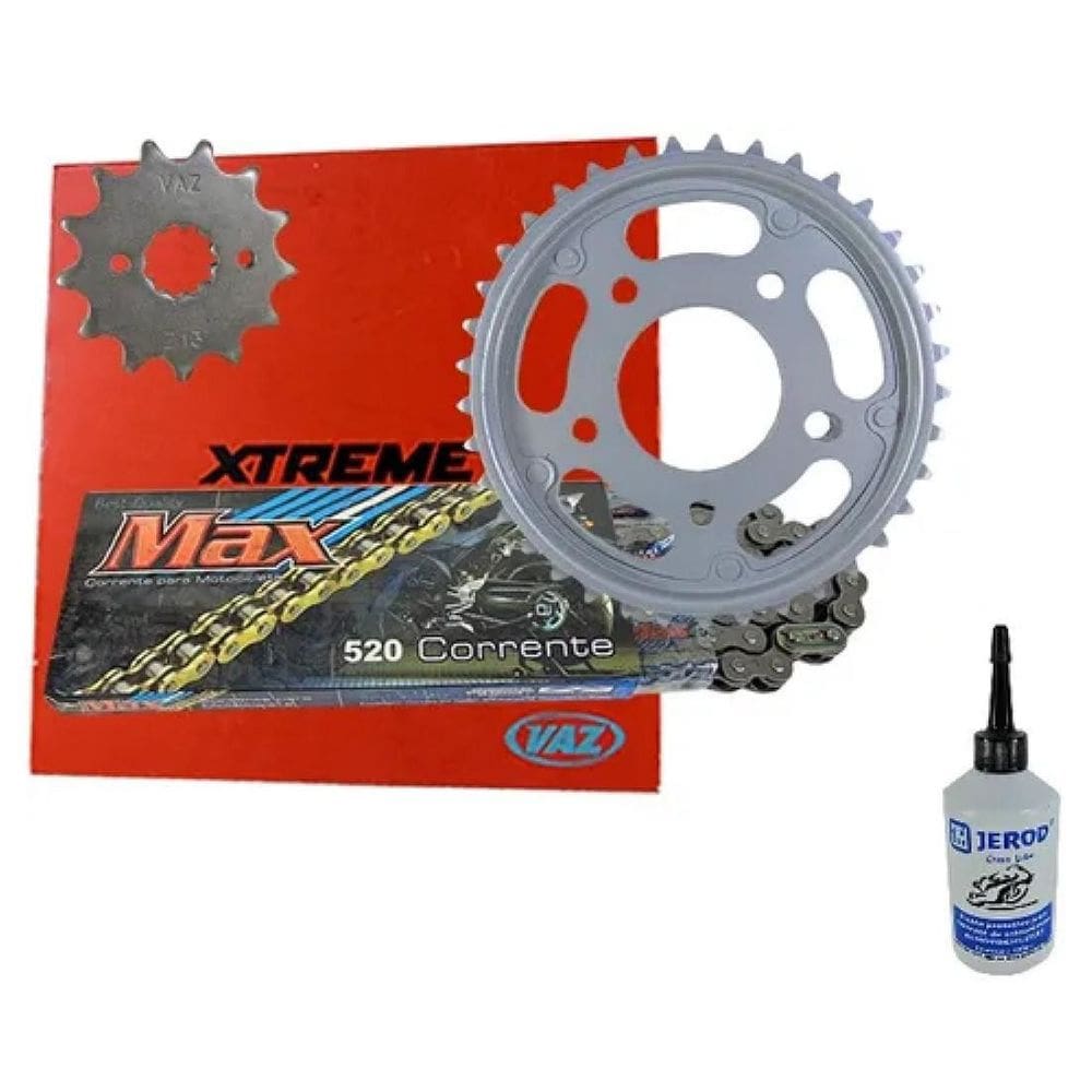 Relação Vaz Max + Lubrificante Corrente Twister Ate 2008