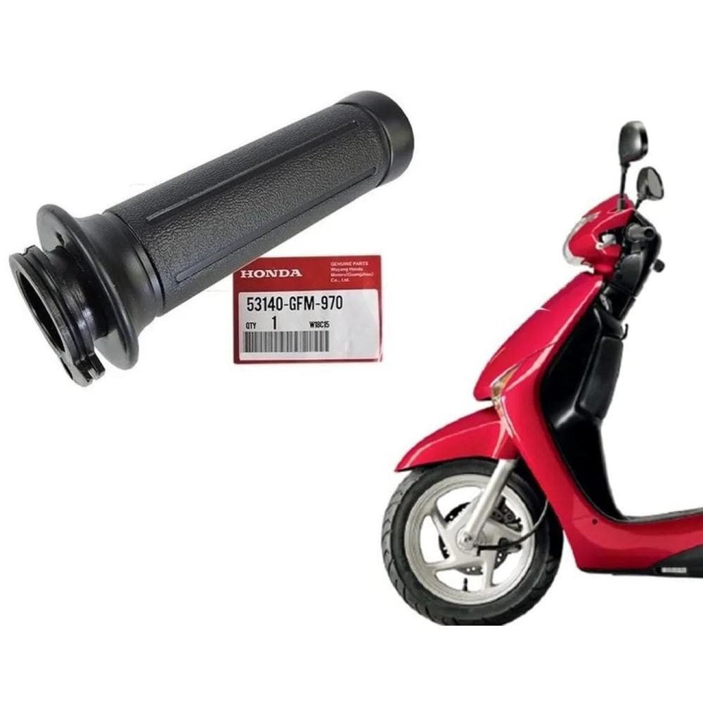 Manopla Com Roldana Lado Direito Honda Lead 110