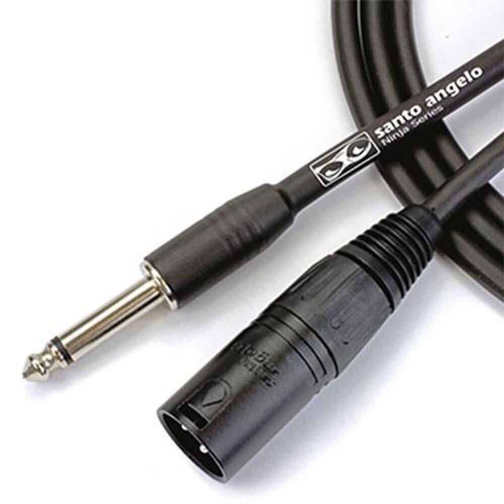 Cabo Microfone Santo Angelo Ninja Nm - P10/Xlr 25Ft/7,62 Mts