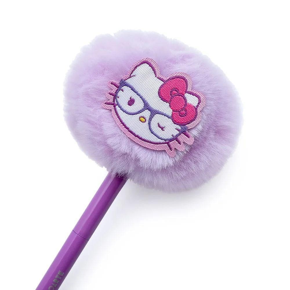 Caneta Esferográfica Pompom Leonora - Hello Kitty 1.0mm Roxo