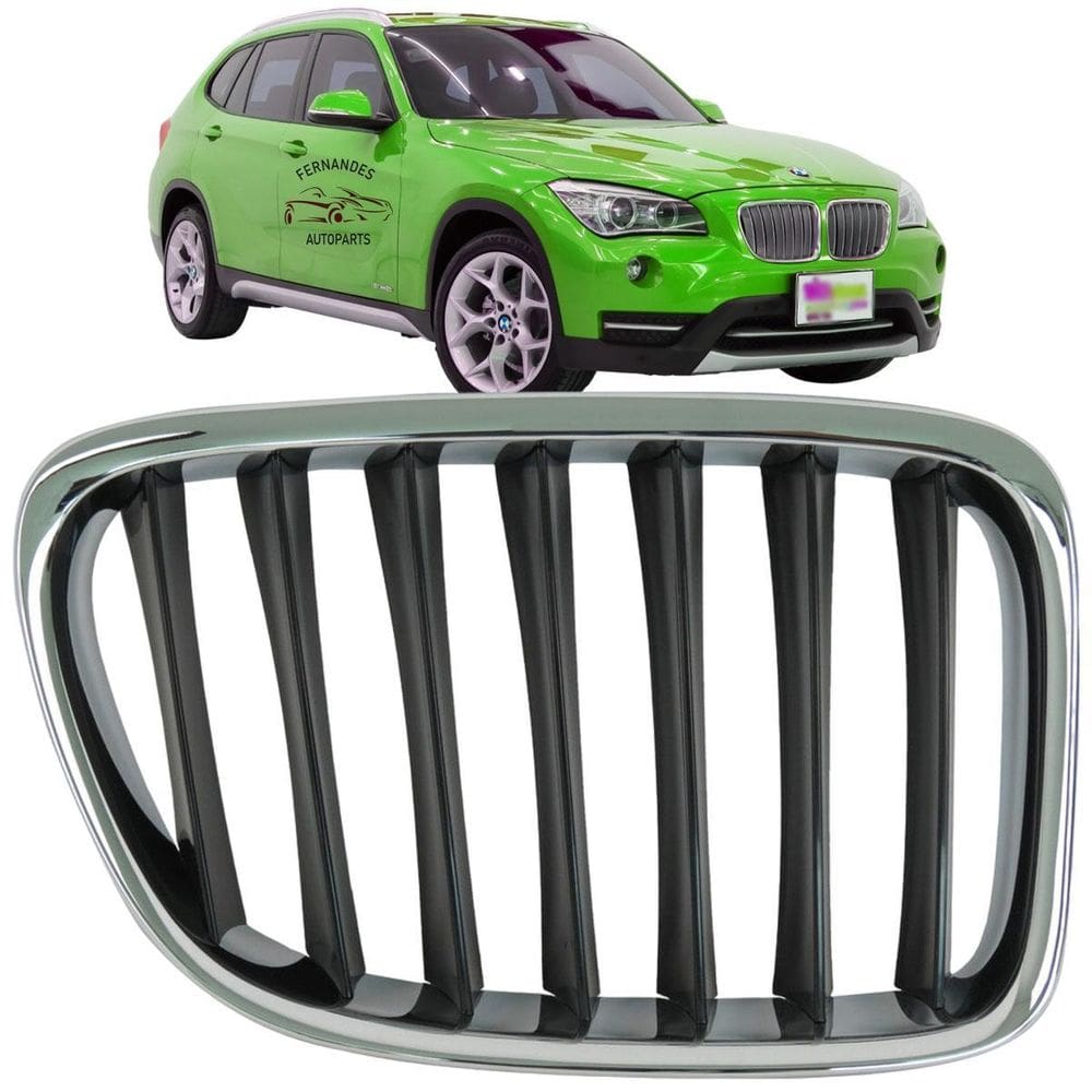 Grade Cromada Dianteira Bmw X1 Direita