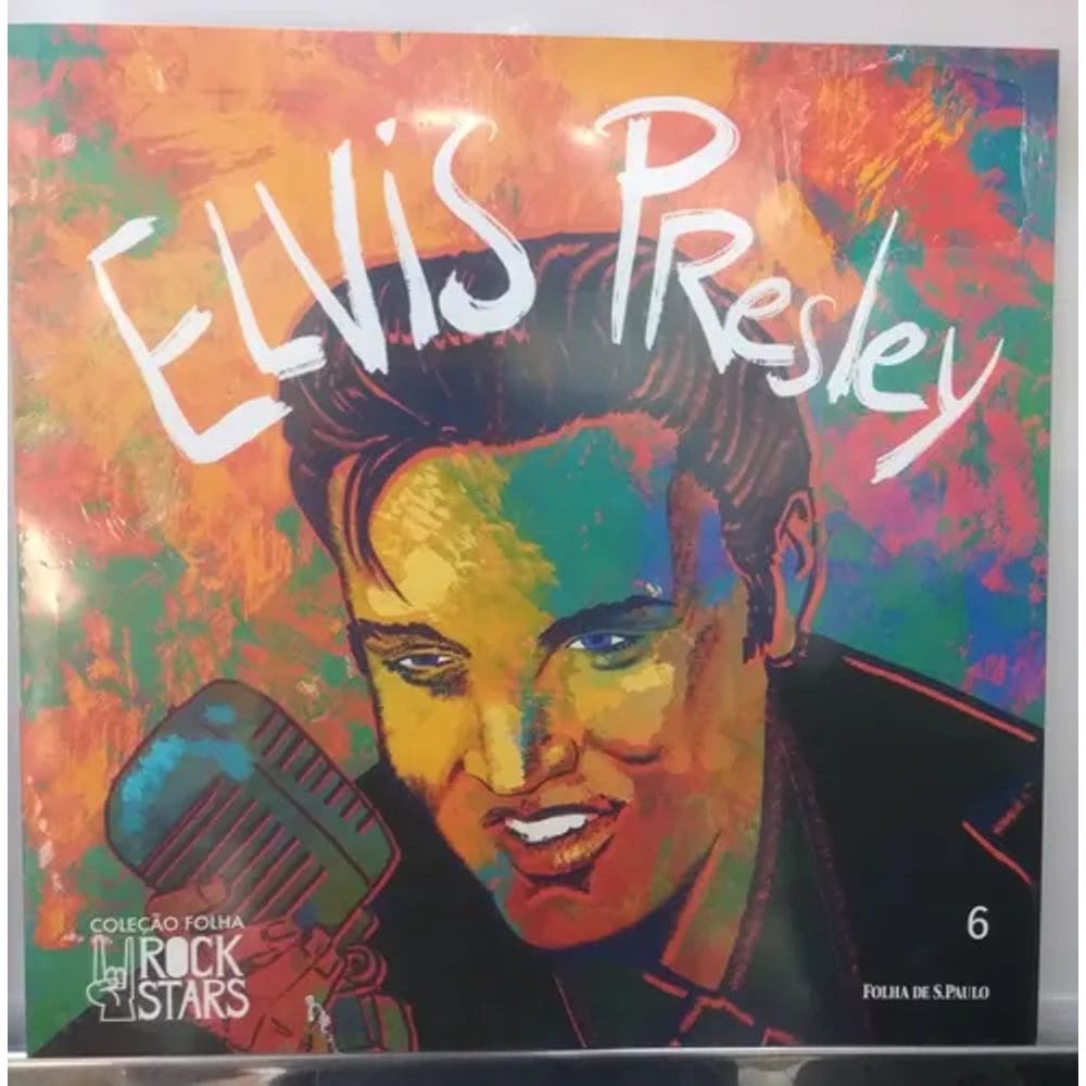 Livro Elvis Presley Coleção Folha Rock Stars Número 06