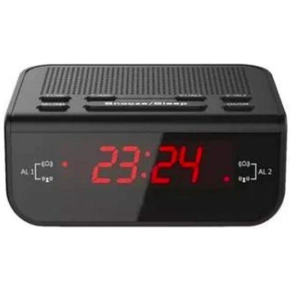 Relógio Digital De Cabeceira Despertador Visor Lcd