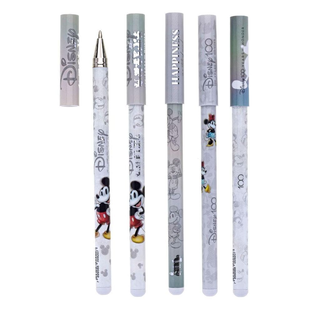 Kit 4 Caneta Comemorativa Disney 100 Anos Molin