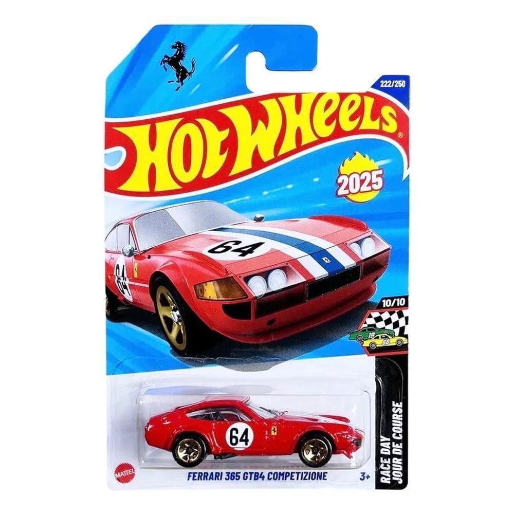 Hotwheels - Ferrari 365 Gtb4 Competizione Vermelho Hyw48