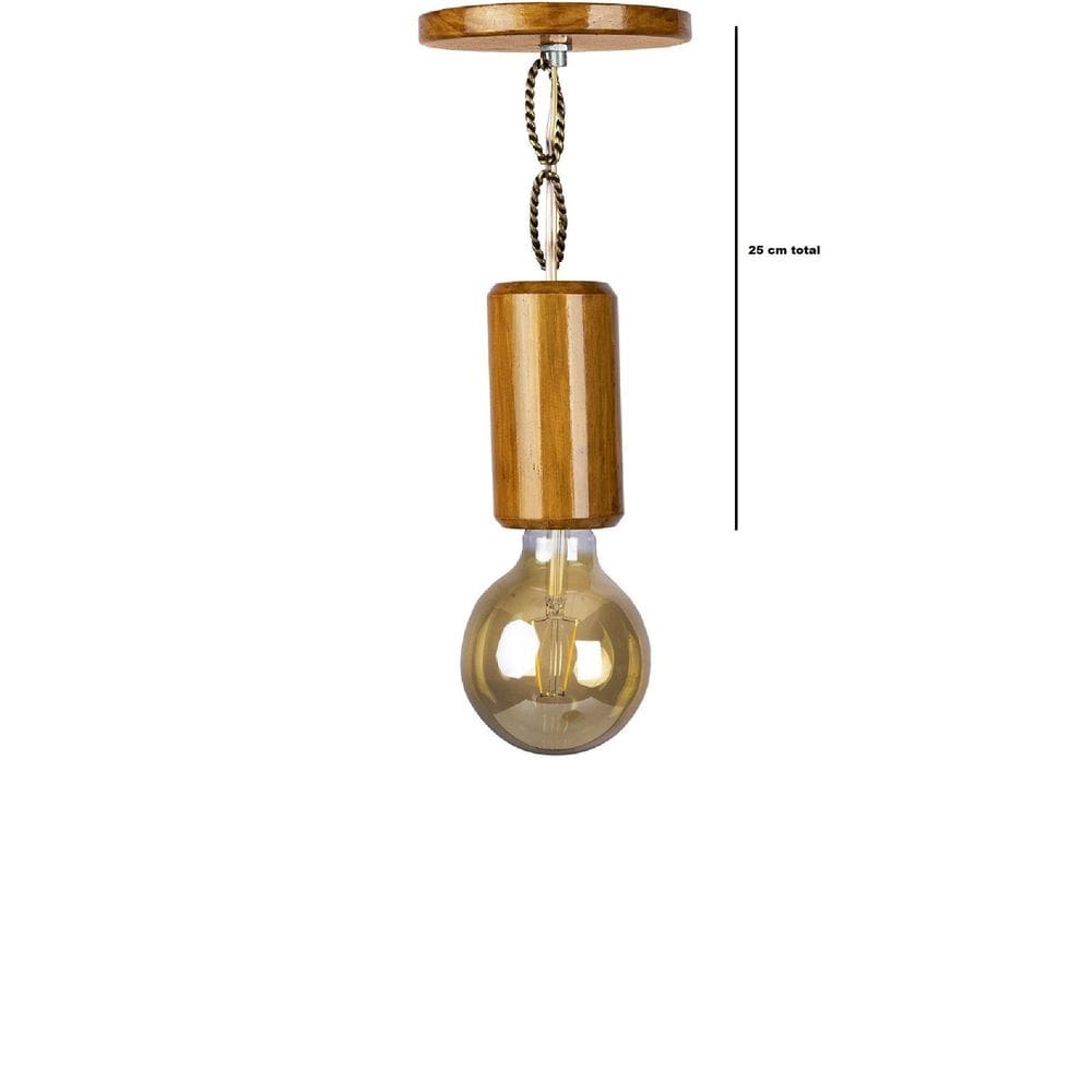 Pendente Iluminação Com 25 Cm Comprimento