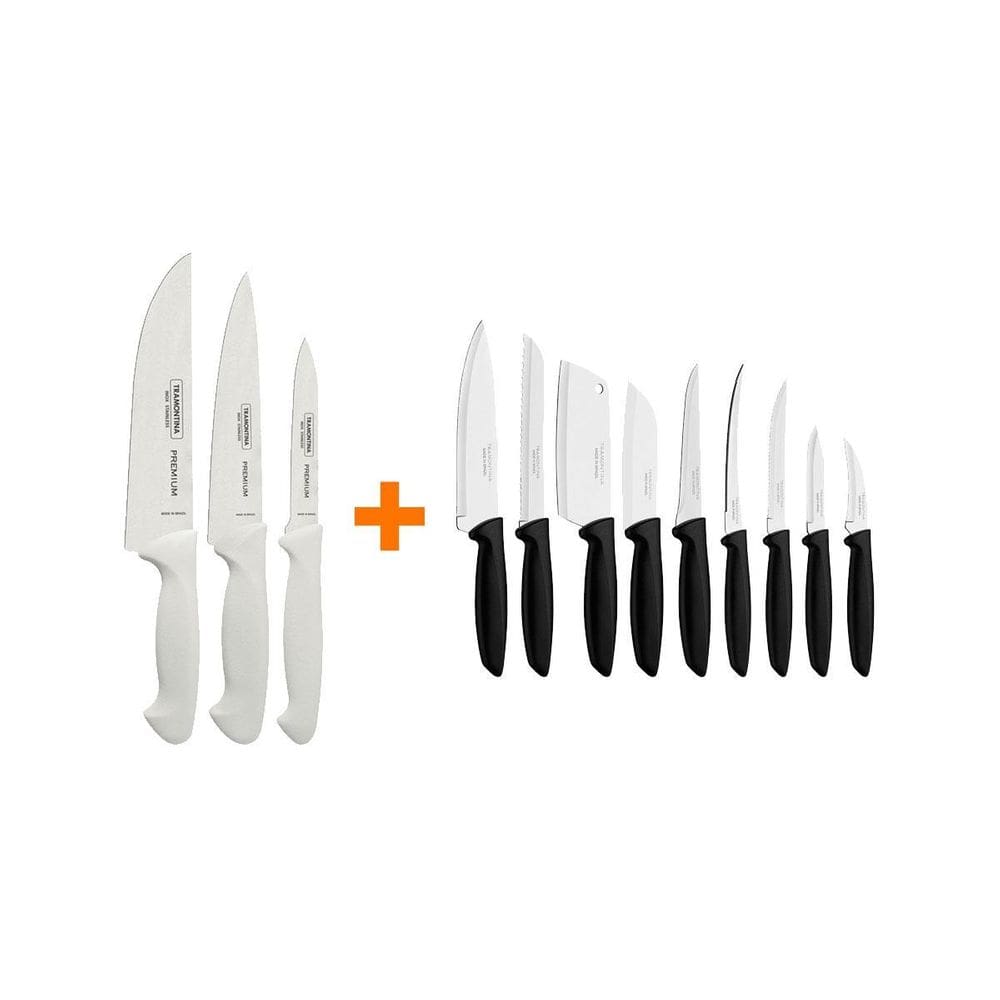 Faqueiro Premium 3 Pçs + 1 Faqueiro 9 Pçs Plenus Tramontina