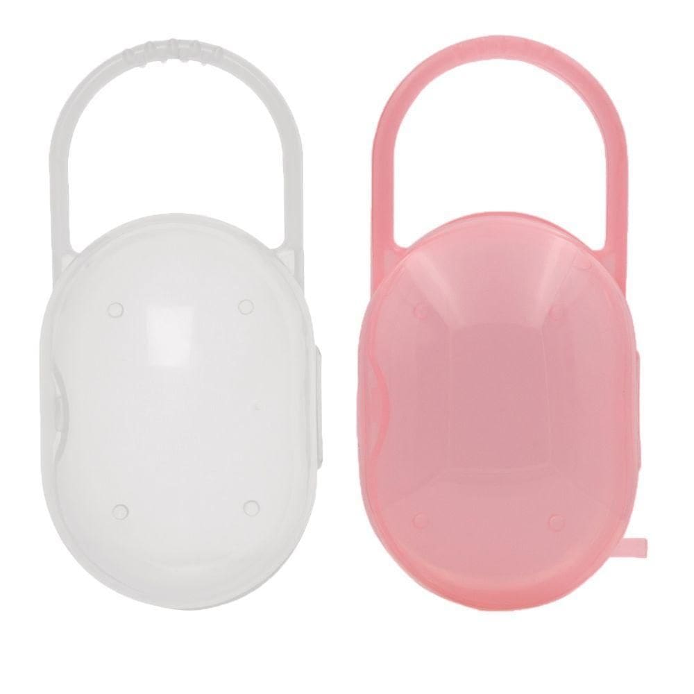 Kit 2 Porta Chupetas Protetor Guarda Bico Infantil Buba Alça