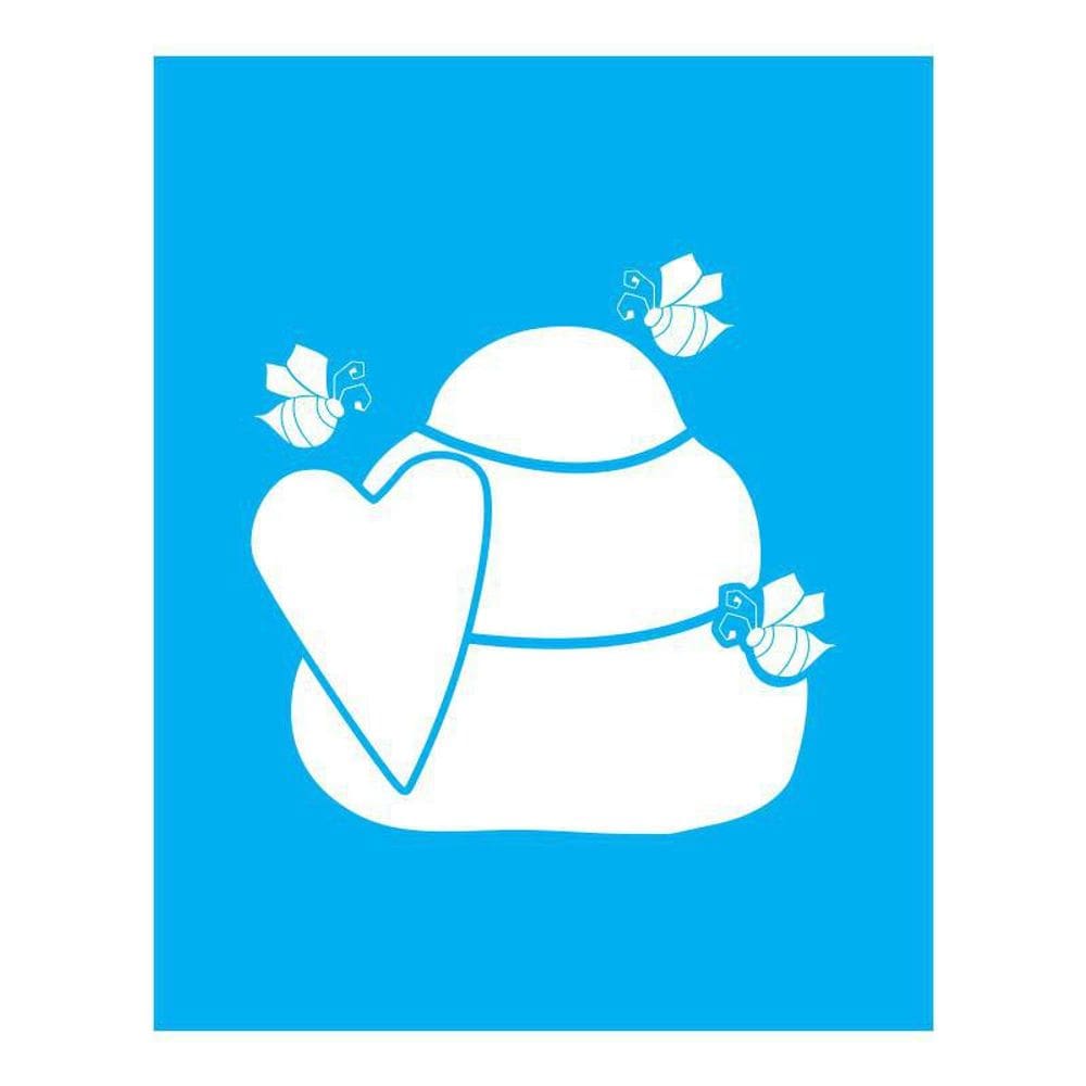 Stencil Tamako Country Colmeia - 20X25Cm - Ref B860
