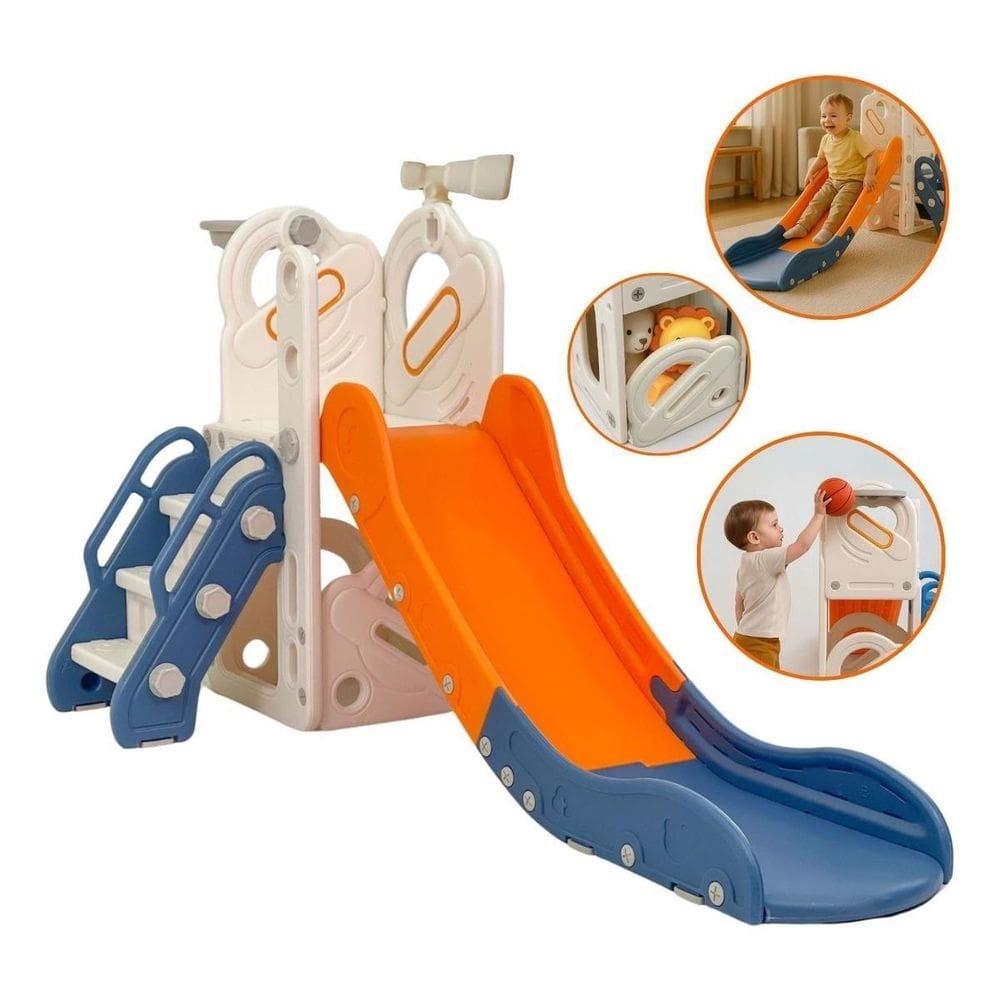 Playground Infantil 4X1 Multifuncional Escorregador Bw391