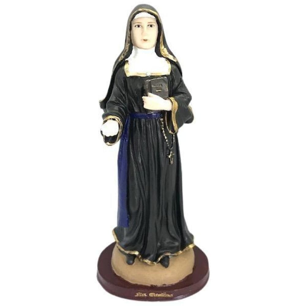 Escultura Santa Madre Paulina 28 Cm Em Resina