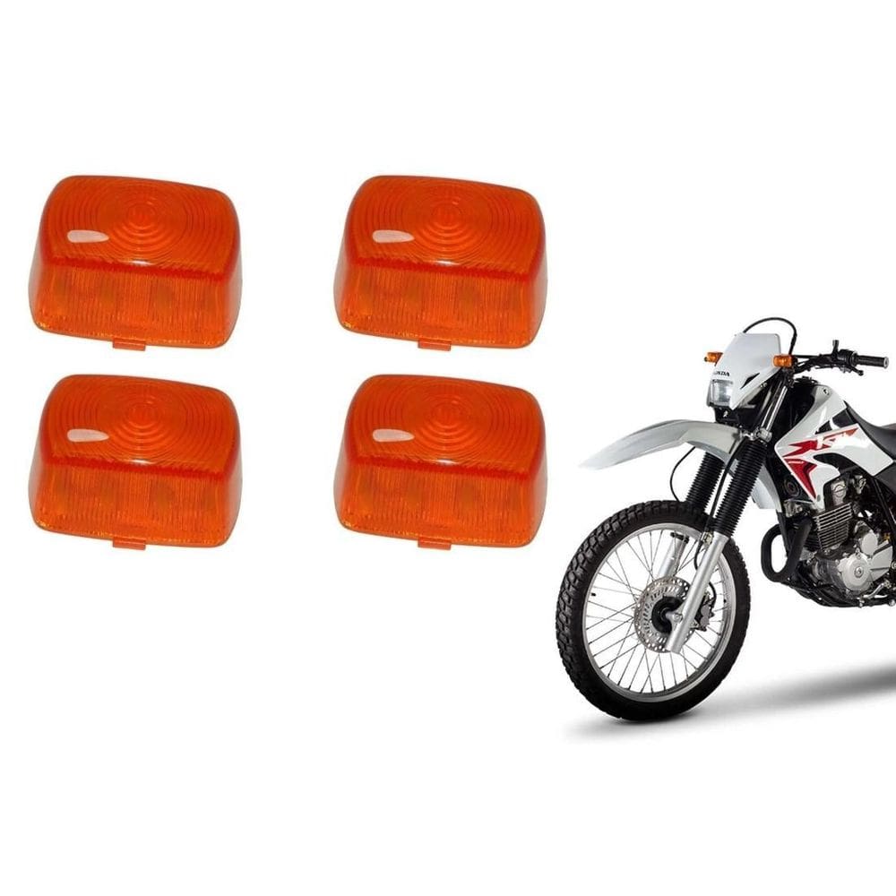 Lente Pisca Laranja Pop 100 Xlr Bros 125 150 Xr 200 Tornado