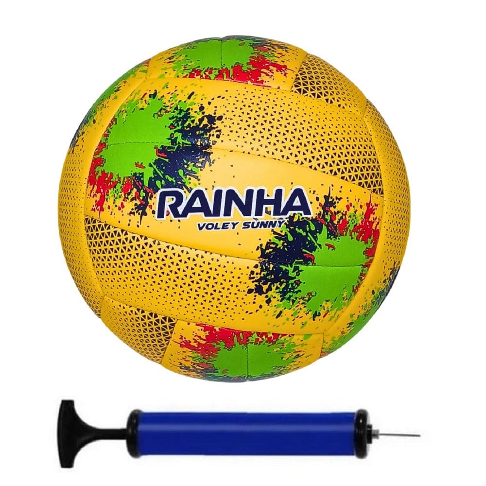 Bola Volei Rainha Sunny + Bomba De Ar