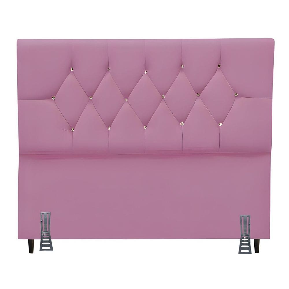 Cabeceira Para Cama Casal 140 cm Celina Com Frame Suede