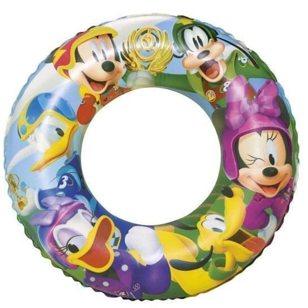 Boia Inflável Circular Mickey Roadster Racers 56Cm Bestway