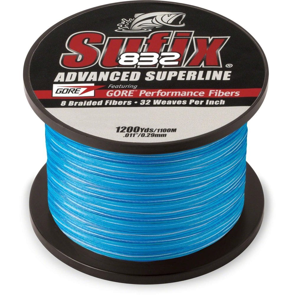 Linha de pesca Sufix 832 Braid 20 libras Coastal Camo 1200 jardas