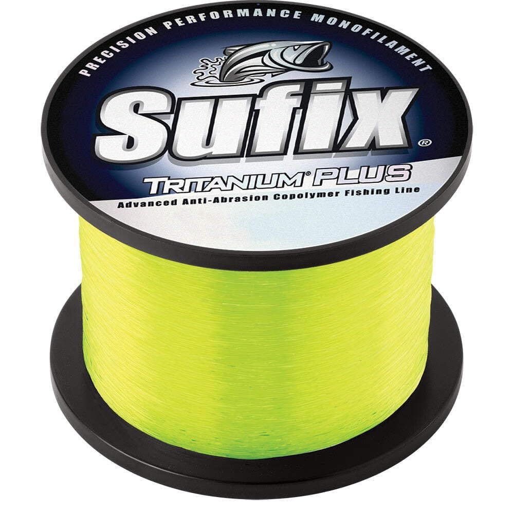 Linha de pesca Sufix Tritanium Plus 18,14 kg Chartreuse 696-140CH